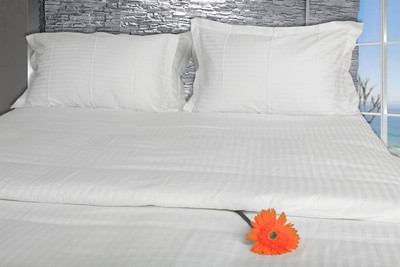 29% OFF on Just Linen Cotton, Satin Striped Double Bedsheet 1 Bedsheet, 2 Pillow Covers, White 29% OFF on Just Linen Cotton, Satin Striped Double Bedsheet 1 Bedsheet, 2 Pillow Covers, White