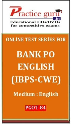 Practice Guru Series for Bank PO English (IBPS-CWE) Online Test Practice Guru Series for Bank PO English (IBPS-CWE) Online Test