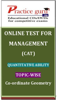 Practice Guru Management (CAT) Quantitative Ability Topic-wise - Co-ordinate Geometry Online Test