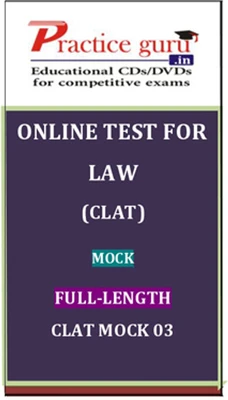 Practice Guru Law (CLAT) Mock Full-length CLAT Mock 03 Online Test