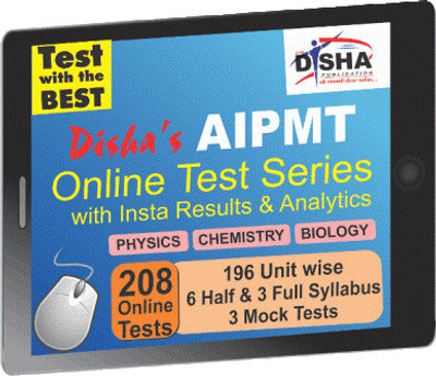 Disha Publication AIPMT - Physics / Chemistry / Biology with Insta Results & Analytics Online Test