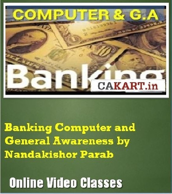CAKART Banking Computer and General Awareness by Nandakishor Parab Online Course CAKART Banking Computer and General Awareness by Nandakishor Parab Online Course