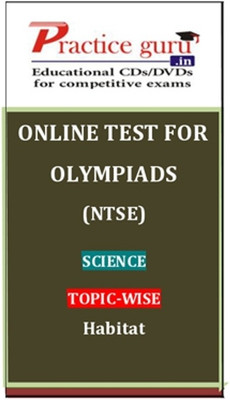 Practice Guru Olympiads (NTSE) Science Topic-wise Habitat Online Test