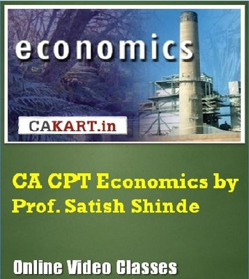 CAKART CA CPT Economics by Prof. Satish Shinde Online Course