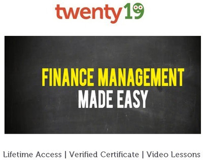 Twenty19 Finance Management Made Easy Certification Course Twenty19 Finance Management Made Easy Certification Course