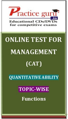 Practice Guru Management (CAT) Quantitative Ability Topic-wise - Functions Online Test