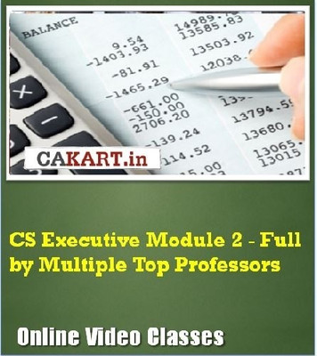 CAKART CS Executive Module 2 - Full by Multiple Top Professors Online Course CAKART CS Executive Module 2 - Full by Multiple Top Professors Online Course