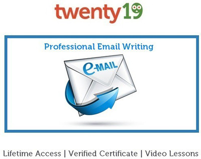 Twenty19 Professional Email Writing Certification Course Twenty19 Professional Email Writing Certification Course
