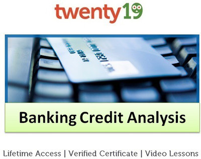 Twenty19 Banking Credit Analysis Certification Course Twenty19 Banking Credit Analysis Certification Course