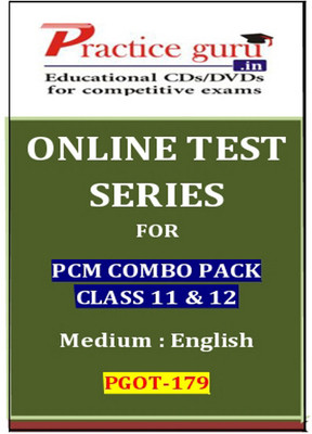 Practice Guru Series for PCM Combo Pack Class 11 & 12 Online Test