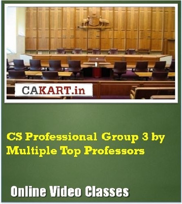 CAKART CS Professional Group 3 by Multiple Top Professors Online Course CAKART CS Professional Group 3 by Multiple Top Professors Online Course