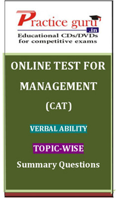 Practice Guru Management (CAT) Verbal Ability Topic-wise - Summary Questions Online Test