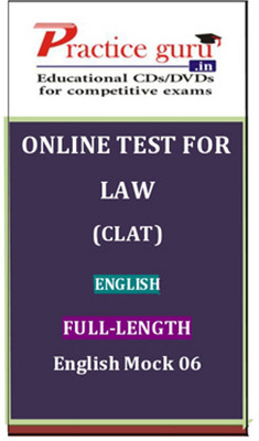 Practice Guru Law (CLAT) Full-length English Mock 06 Online Test