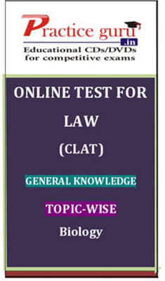 Practice Guru Law (CLAT) General Knowledge Topic-wise Biology Online Test
