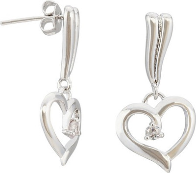 41% OFF on Auragram Beautiful Love Cubic Zirconia Alloy Drop Earring