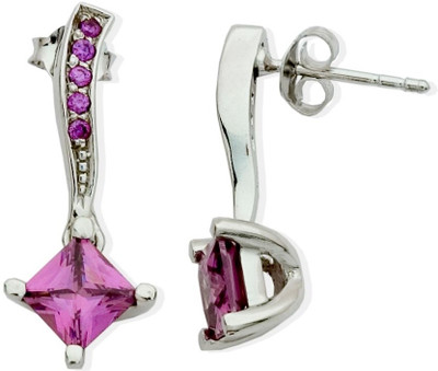 30% OFF on Exxotic Jewelz Sunshine Rhodium Plated Silver Stud Earring