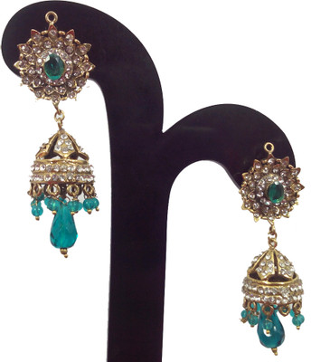 Star Kashmiri Alloy Jhumki Earring Star Kashmiri Alloy Jhumki Earring