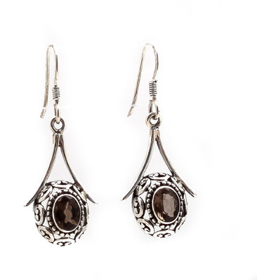 45% OFF on Kirti Gems Vintage Style Quartz Sterling Silver Dangle Earring