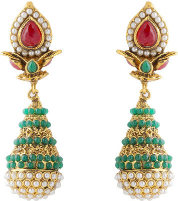 28% OFF on moKanc Fine Craftsmanship Brass Drop Earring