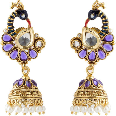 29% OFF on moKanc Fine Craftsmanship Brass Jhumki Earring 29% OFF on moKanc Fine Craftsmanship Brass Jhumki Earring