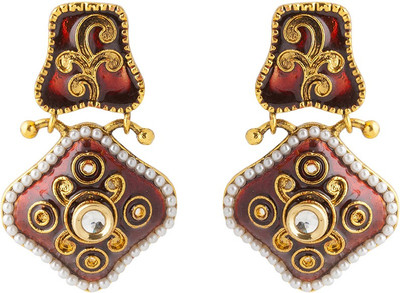 28% OFF on moKanc Fine Craftsmanship Brass Dangle Earring