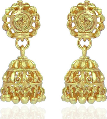 54% OFF on R S Jewels Gold Plated 22K Yellow Gold Plated Alloy Drop Earring