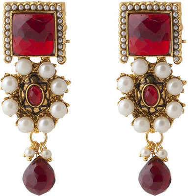 35% OFF on moKanc Fine Craftsmanship Brass Drop Earring
