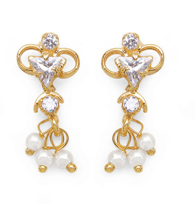 60% OFF on Johareez Fashion 14K Yellow Gold Plated Brass Drop Earring 60% OFF on Johareez Fashion 14K Yellow Gold Plated Brass Drop Earring