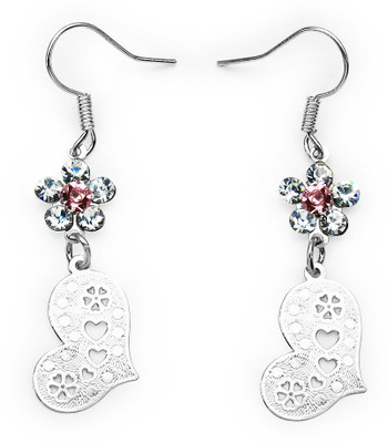 50% OFF on Johareez Fashion Rhodium Plated Brass Dangle Earring 50% OFF on Johareez Fashion Rhodium Plated Brass Dangle Earring