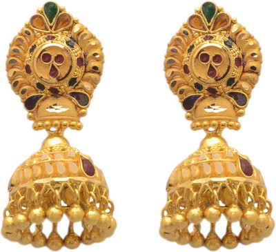 4% OFF on Paliwal Jewelers Amrapali 22 K Gold Jhumki Earring