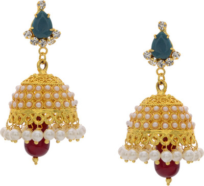 61% OFF on Hyderabad Jewels Rhodium Plated Pearl Copper Jhumki Earring 61% OFF on Hyderabad Jewels Rhodium Plated Pearl Copper Jhumki Earring