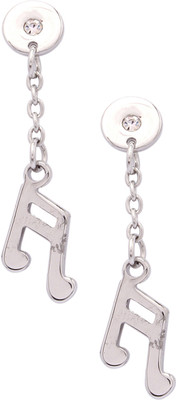 69% OFF on Vendee Fashion Exquisite Diamonds Steel Dangle Earring