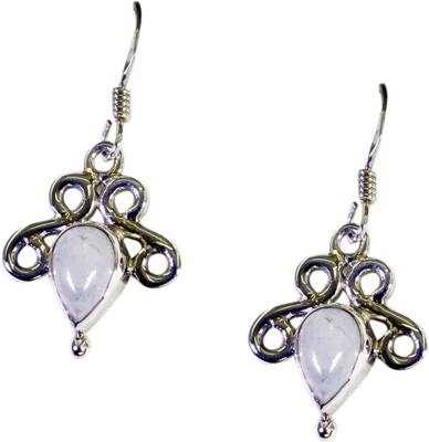 24% OFF on Riyo Beauteousstar Rainbow Moonstone Moonstone Sterling Silver Dangle Earring