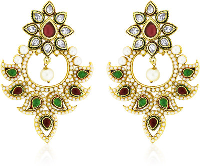 50% OFF on Peora Hyderabadi Pearl Alloy Dangle Earring 50% OFF on Peora Hyderabadi Pearl Alloy Dangle Earring
