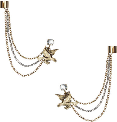 50% OFF on Sankisho Golden Kite Metal, Alloy, Glass Cuff Earring 50% OFF on Sankisho Golden Kite Metal, Alloy, Glass Cuff Earring