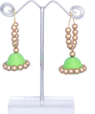 Kalarasika Beaded Paper Hoop Earring Kalarasika Beaded Paper Hoop Earring