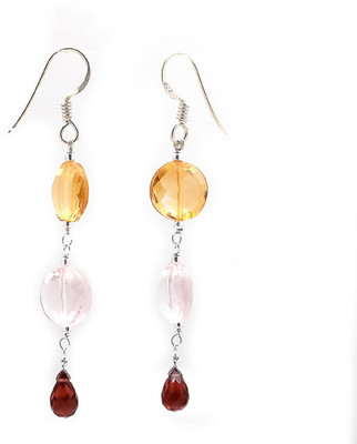 58% OFF on Kirti Gems Traditional Garnet Sterling Silver Dangle Earring 58% OFF on Kirti Gems Traditional Garnet Sterling Silver Dangle Earring