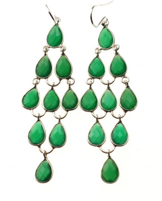 51% OFF on Exxotic Jewelz Rajwada Fashion Sterling Silver Plated Silver Dangle Earring