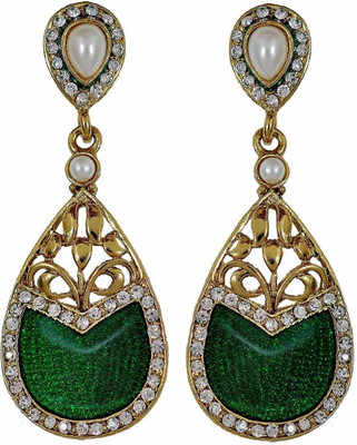 47% OFF on Maayra Cool Designer Copper Plated Copper Drop Earring