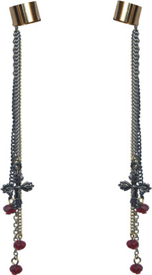 45% OFF on Sankisho Red Cross(X) Charmy Ear Metal, Alloy, Glass Cuff Earring 45% OFF on Sankisho Red Cross(X) Charmy Ear Metal, Alloy, Glass Cuff Earring