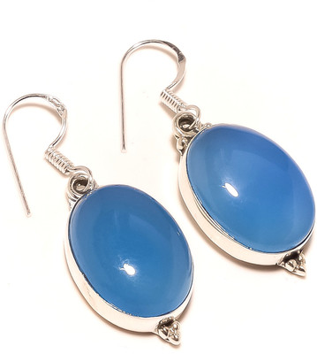 53% OFF on Kirti Gems Chalcedony Sterling Silver Dangle Earring