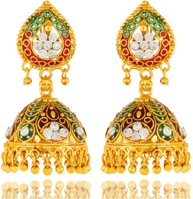 Bling N Beads Antique Traditional Alloy Jhumki Earring