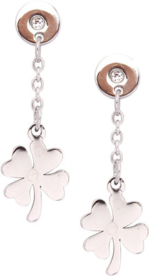 69% OFF on Vendee Fashion Delicate Diamonds Steel Dangle Earring