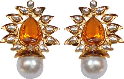 80% OFF on Glitters Designer Stone Alloy Stud Earring