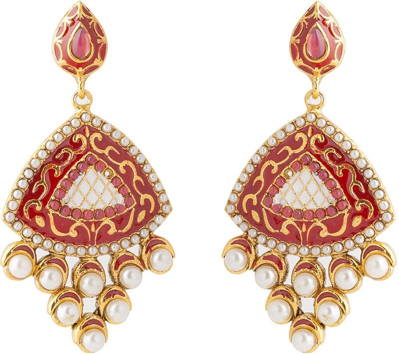 30% OFF on moKanc Fine Craftsmanship Brass Drop Earring
