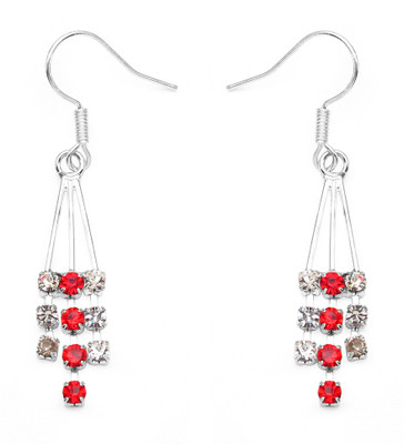 50% OFF on Johareez Rhodium Plated Brass Dangle Earring