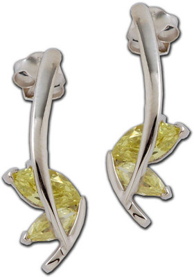 30% OFF on Exxotic Jewelz Style Diva Rhodium Plated Silver Stud Earring