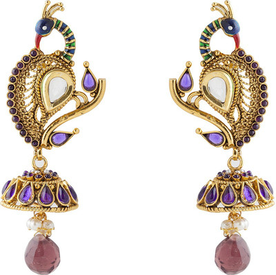 41% OFF on moKanc Fine Craftsmanship Brass Jhumki Earring