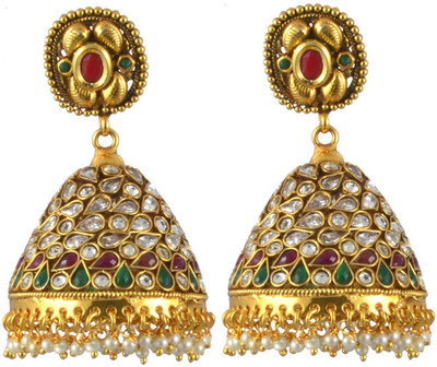 45% OFF on Swanvi Raamleela Raag Alloy Jhumki Earring 45% OFF on Swanvi Raamleela Raag Alloy Jhumki Earring
