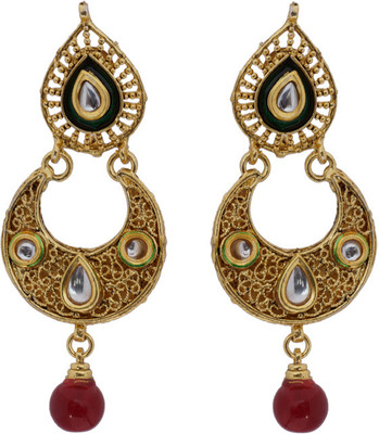 43% OFF on Hyderabadi Abhushan Moon Pearl Alloy Dangle Earring 43% OFF on Hyderabadi Abhushan Moon Pearl Alloy Dangle Earring